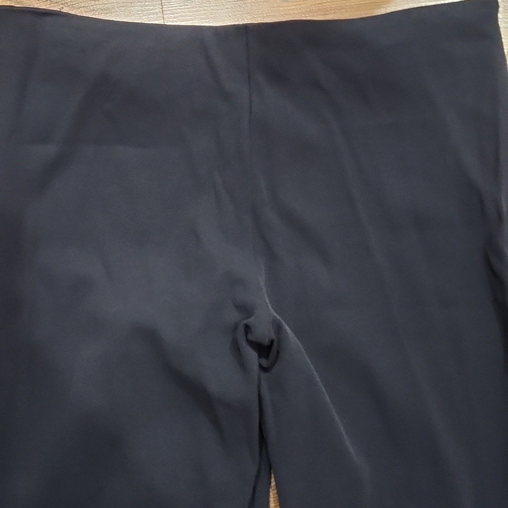 Dusan Navy Cropped Kick Ankle Europe Pants Large Lagenlook Navy Quiet Luxury - Picture 6 of 6